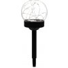 Lampa solárna guľa 2 druhy 10x10x33 cm 46649