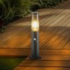 Podstavná lampa Lindby Statius, antracit, železo, senzor, 45 cm - 10012784
