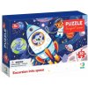 DODO Puzzle Doprava: Výlet do vesmíru 30 dílků