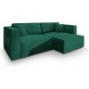 Rohová rozkladacia sedačka Nerio - zelená