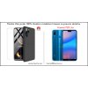 Púzdro Roybens 360 Full Body pre Huawei + tvrdené sklo - Čierne pre Huawei: P20 lite