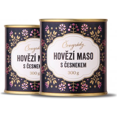 Čongrády Hovädzie mäso s cesnakom 300 g