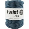 MILA macramé šňůra TWIST XL 5mm Petrolejová