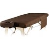Set Flanelová prikrývka a prestieradlo Fabulo na masážny stôl a podhlavník Farba: čokoládová