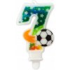 SVIEČKA FUTBALOVÁ LOPTA NARODENINY CHLAPCA TORTA ČÍSLO 7