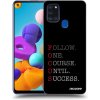 Picasee silikónový prehľadný obal pre Samsung Galaxy A21s - Focus