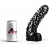 Wolf Scale, čierne dildo s Vac-U-Lock 24,5 x 5,6–6,2 cm