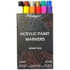 Artmagico Akrylové fixy Stredný hrot 2 mm - 12 farieb