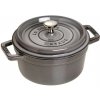 Liatinový hrniec Staub 22 cm, šedý