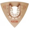 Extol Premium rašpľa trojuholníková na keramiku 78mm, volfrám 8803860