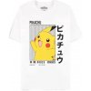Pokémon - Pikachu Men's Short Sleeved T-shirt (White) Velikost: M, Barva: White