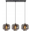 Lucide Lucide MEDINE - Pendant light - 3xE27 - Smoke Grey 46413/03/65