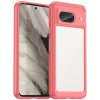 Ochranný kryt Colorful Acrylic case červený – Google Pixel 8