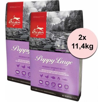 Orijen Puppy Large breed 2 x 11,4 kg