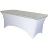 TENTino Elastická čiapka STANDARD na dosku skladacieho stola 152x76 cm VIAC FARIEB Farba obrusu: SVETLOŠEDÁ / SILVER