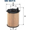 Olejový filter FILTRON OE 667/4