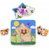 Bigjigs Toys Vkladacie puzzle životný cyklus Včela, 6 dielikov