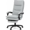 BONTEC Kancelárske kreslo, hojdací mechanizmus, šedá látka, KA-Y350 GREY Farba: Strieborná