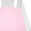Jersey prestieradlo do postieľky New Baby 120x60 ružové