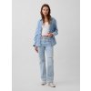 GAP Džínsy Mid Rise relaxed straight Modrá 29REG