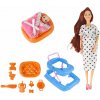 LEAN Toys 15731 Tehotná bábika s dlhými vlasmi a príslušenstvom