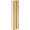 Ravak Step skrinka 43x29x160 cm bočné závesné biela-dub X000001419