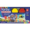 Farby plakatowe Bambino 6 kolorów