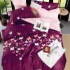 Obliečky FALER BUTTERFLIES BURGUNDY 7-dielna sada 140x200 cm Obliečky FALER BUTTERFLIES BURGUNDY 7-dielna sada 140x200 cm - 140x200 cm - 7 SET 2x vankúš 2x malý vankúš 2x prikrývka 1x plachta - gombík
