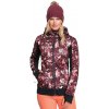 Roxy Frost Printed Zip RRE1/Oxblood Red Leopold XS