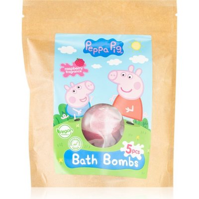 Peppa Pig Bath Bombs šumivá guľa do kúpeľa 5 x 50 g