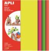 Apli Penová guma Fluor (žltá, zelená, oranžová, ružová) 210 x 297 x 2 mm A4 4 listy