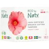 Dámské tampóny ECO by Naty - super 18ks