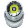 LED vonkajšie nástenné svietidlo IP44 3W 220lm strieborné s pohybovým senzorom