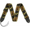 Fender Monogramm Strap Black-Yellow-Brown