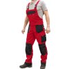 Pracovné nohavice na traky PROFI COOL RED 2.0