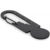 Multifunkčný prívesok na kľúče, čierna