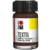 Marabu Farby na textil, 15 ml tmavohnedá