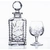 Onte Crystal Bohemia Crystal ručne brúsená sada na rum, brandy a koňak Veterník 1+2