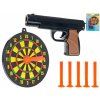 Mikro trading Pistole na přísavky - 15 cm - s terčem