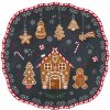 Gingerbread dezertný tanier, 20 cm