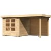 Drevený záhradný domček ASKOLA 2 s prístavkom 240 Lanitplast