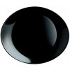 LUMINARC Plytký tanier 30x26 cm Steak Friends Time Black