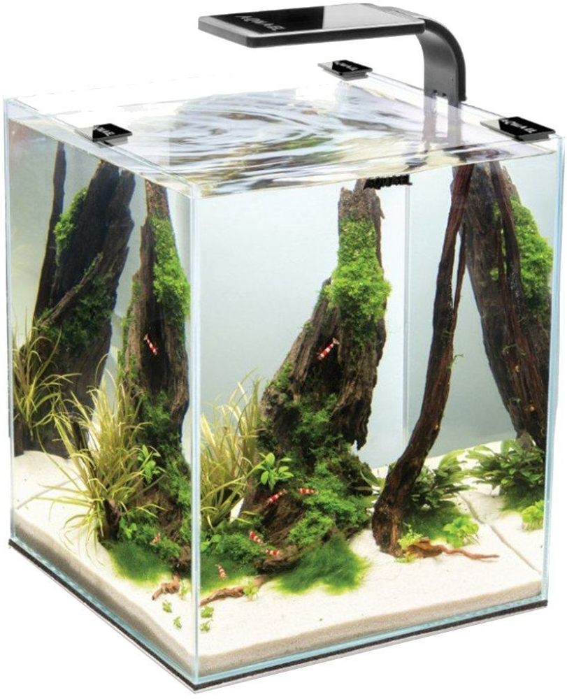 Aquael Shrimp Smart 10 akvarijný set čierny 20 x 20 x 25 cm