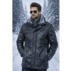 Max Original Leather Pánska kožená bunda 8062 FUR black Farba: Čierna, Veľkosť: 5XL 66-68