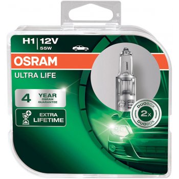 Osram Ultra Life H1 P14,5s 12V 55W 64150ULT-HCB