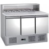 TECHNICA Chladící pizza stůl třídveřový s nástavbou 402 l, 1365x700x1190 mm | TECHNICA, Cold Line