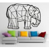 STYLESA Drevený obraz na stenu z preglejky slon PR0239 čierny 3846 PR0239 HEU+