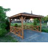 Altánok 3,5 x 3,5m (kód: A16) (Záhradný altánok)