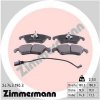ZIMMERMANN Sada brzdovych platniciek kotucovej brzdy 24743.190.3