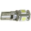 Autožiarovka T10, 5xled, zelená, 5050 SMD, Canbus